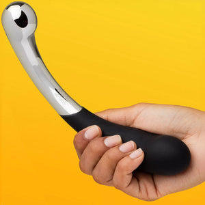 Fifty Shades of Grey Sweet Pressure Dark Steel and Silicone Double-Ended Dildo