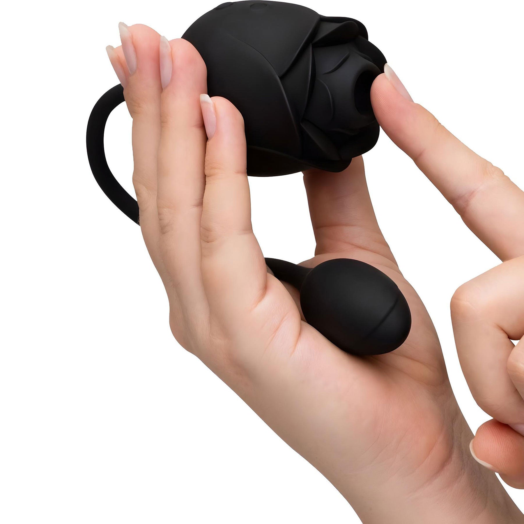 Fifty Shades Of Grey Dark Blushing Rose Clitoral Suction Stimulator And Vibrating Egg