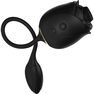 Fifty Shades Of Grey Dark Blushing Rose Clitoral Suction Stimulator And Vibrating Egg