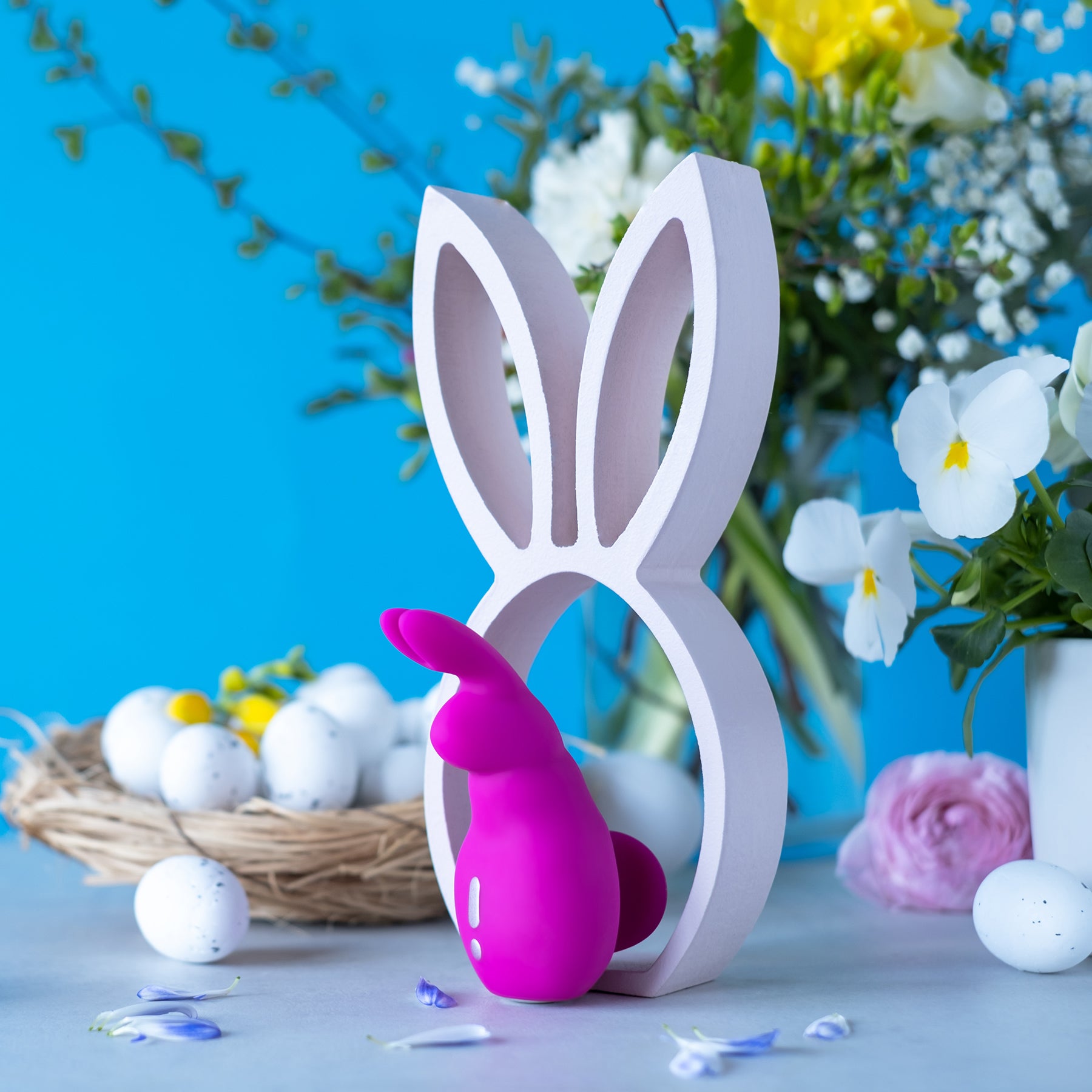 Mini Ears Rechargeable Silicone Finger Rabbit Vibrator By Happy Rabbit®