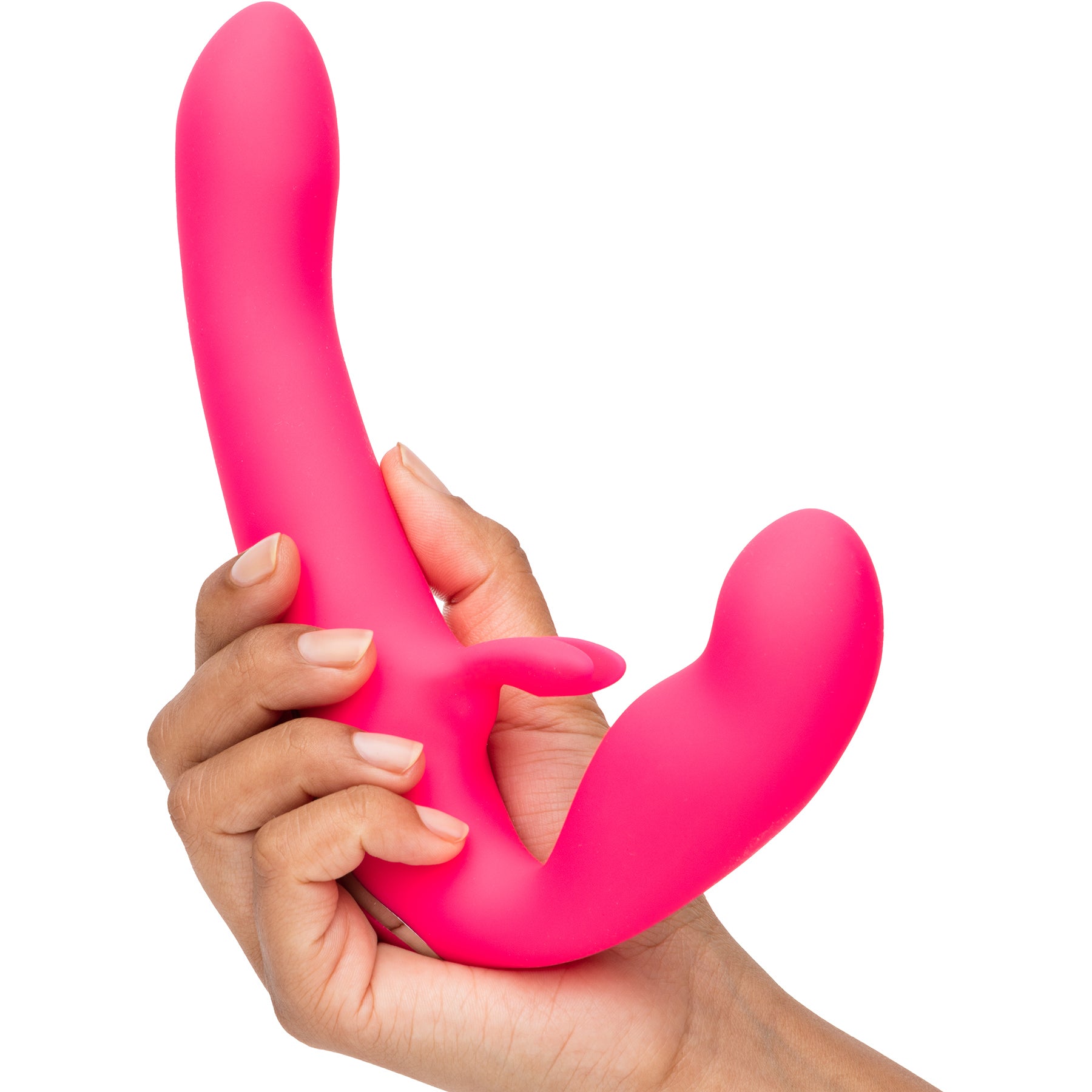 Strapless Strap-On Silicone Rabbit Vibrator By Happy Rabbit®