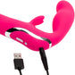 Strapless Strap-On Silicone Rabbit Vibrator By Happy Rabbit®