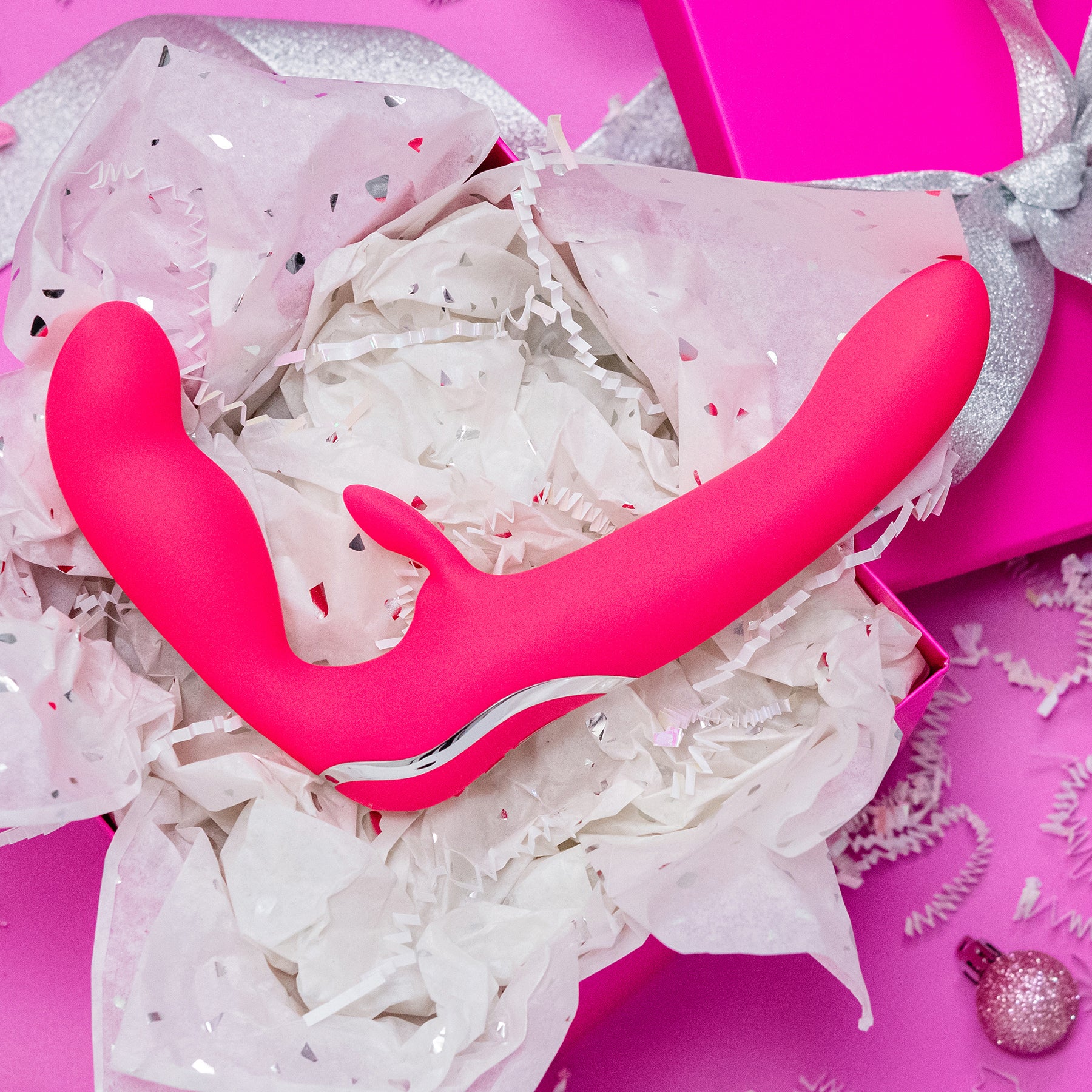 Strapless Strap-On Silicone Rabbit Vibrator By Happy Rabbit®