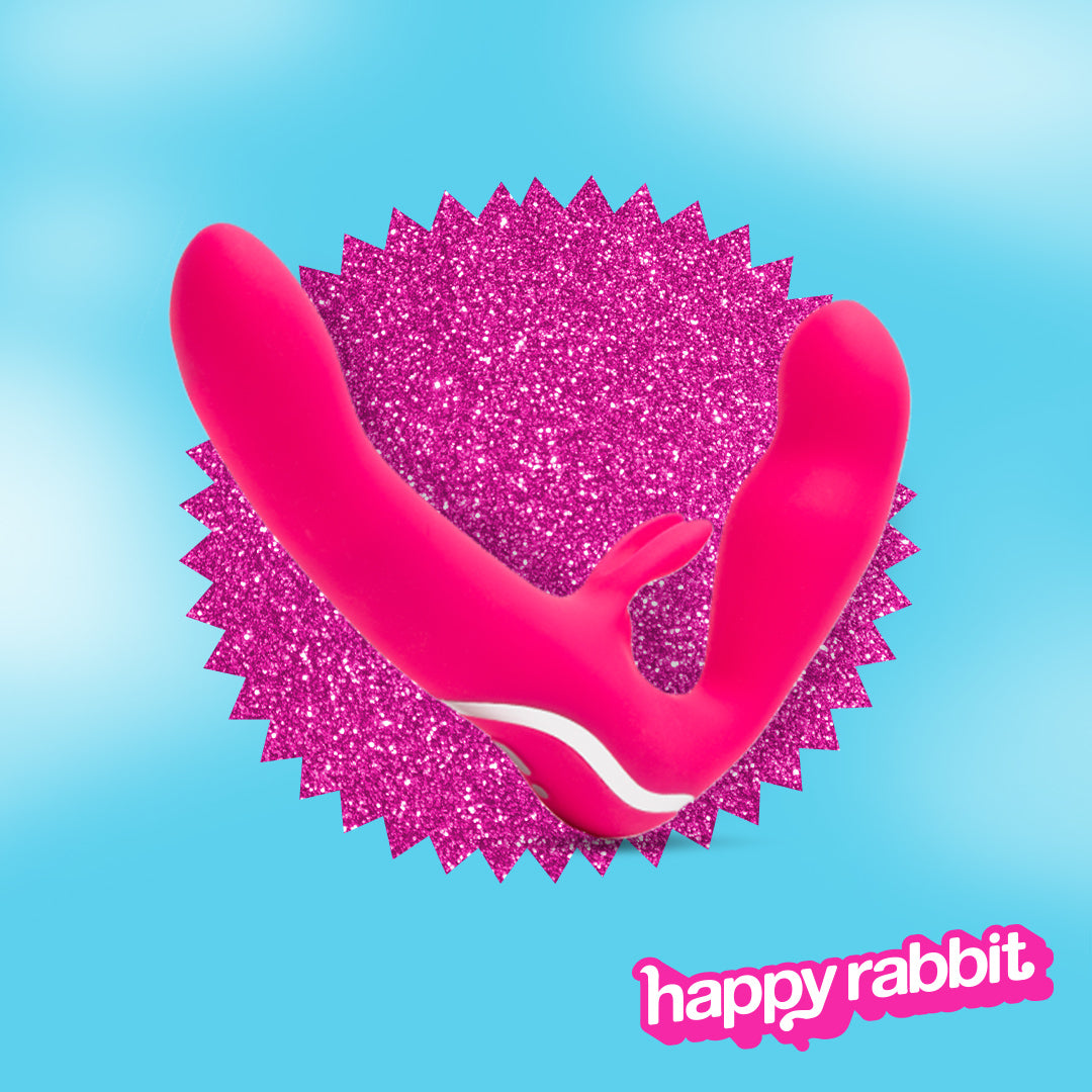 Strapless Strap-On Silicone Rabbit Vibrator By Happy Rabbit®