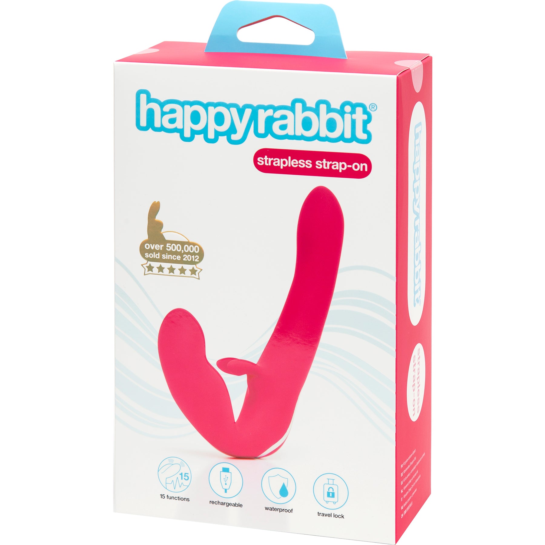 Strapless Strap-On Silicone Rabbit Vibrator By Happy Rabbit®