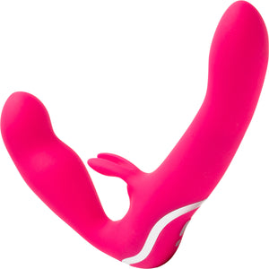 Strapless Strap-On Silicone Rabbit Vibrator By Happy Rabbit®