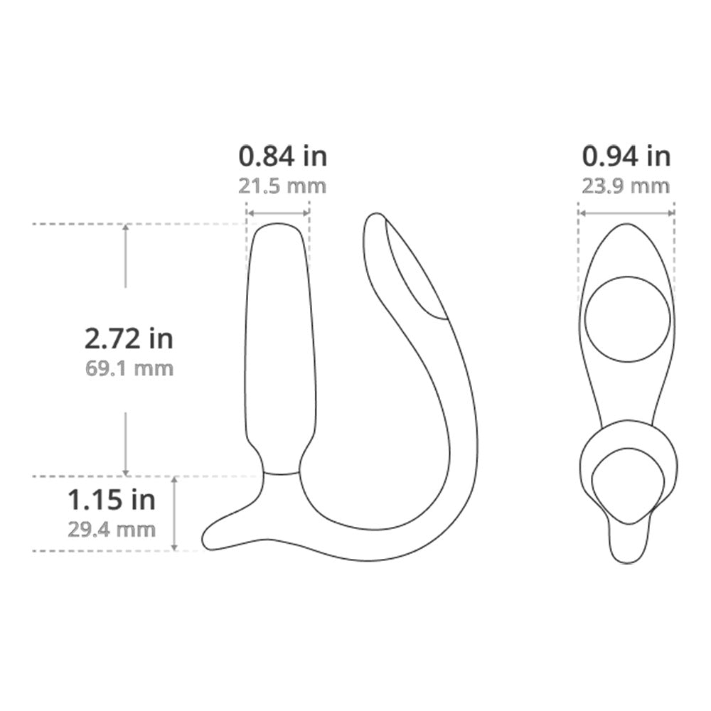 Lovense Lush Anal App Enabled Compact Anal Vibrator For Beginners