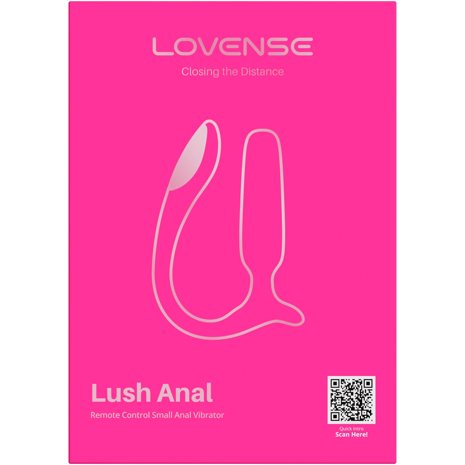Lovense Lush Anal App Enabled Compact Anal Vibrator For Beginners