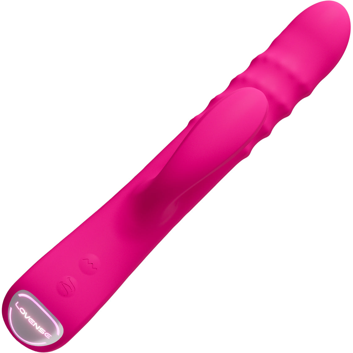 Lovense Velvo App Enabled Silicone Rolling Bead G-Spot & Clit Rabbit Vibrator