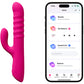 Lovense Velvo App Enabled Silicone Rolling Bead G-Spot & Clit Rabbit Vibrator