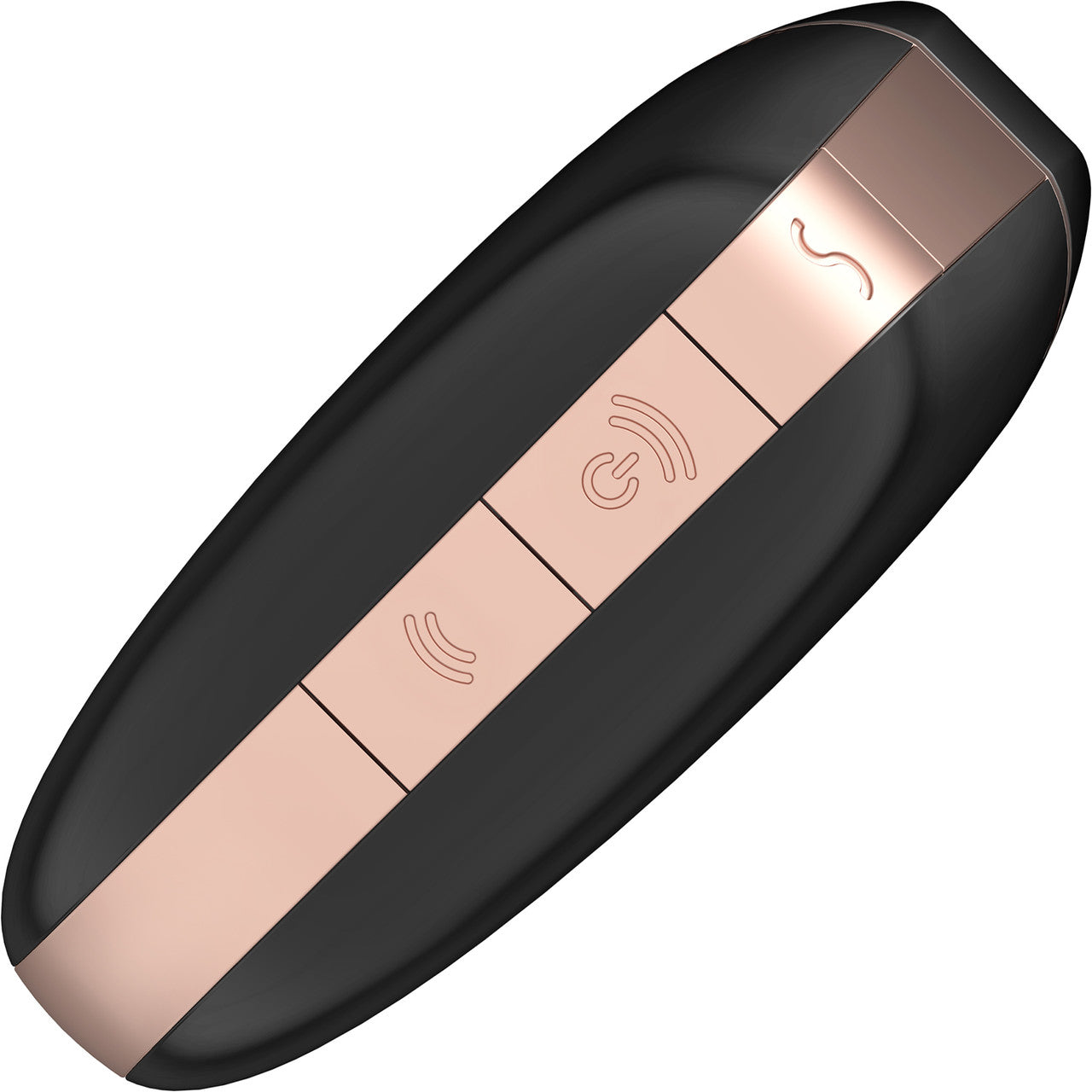 Satisfyer Love Triangle Pressure Wave Rechargeable App Enabled Clitoral Stimulator - Black