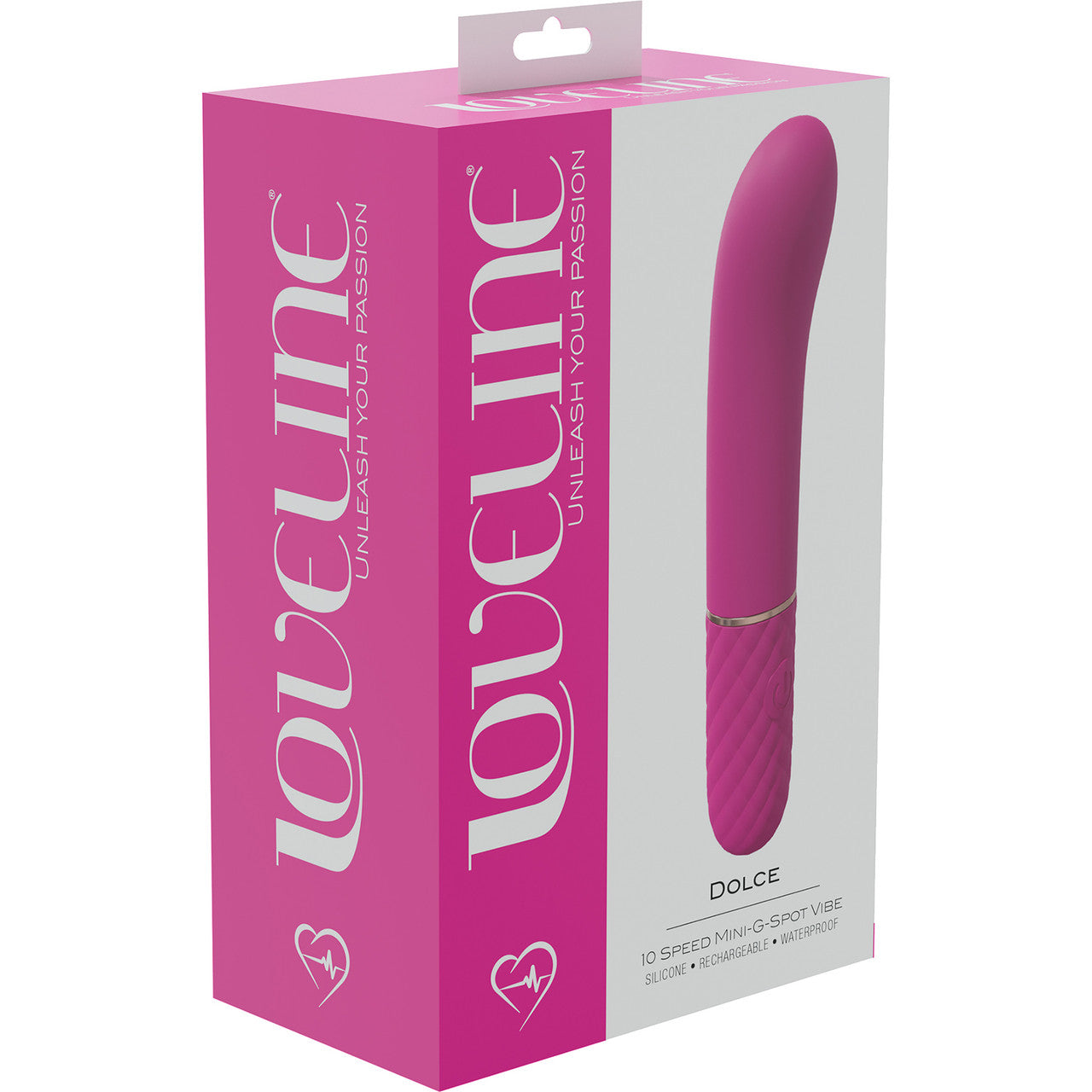 Loveline Dolce Rechargeable Waterproof Silicone Mini G-Spot Vibrator - Pink