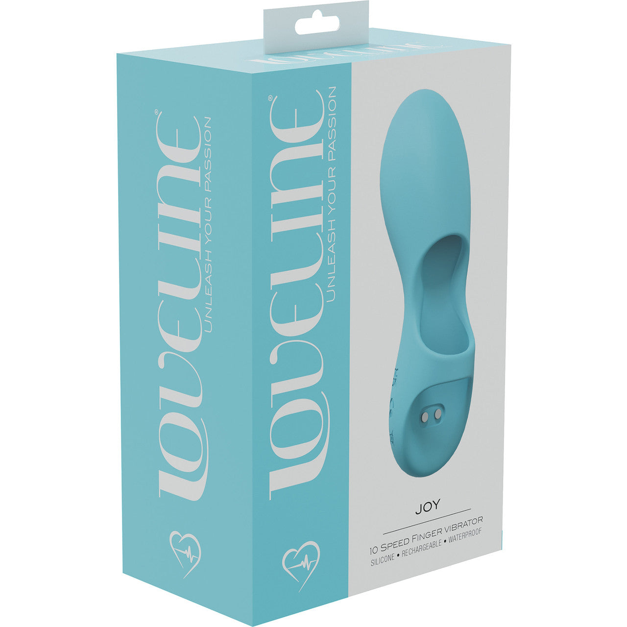 Loveline Joy Rechargeable Waterproof Silicone Finger Vibrator - Blue Loveline Joy Rechargeable Waterproof Silicone Finger Vibrator - Blue