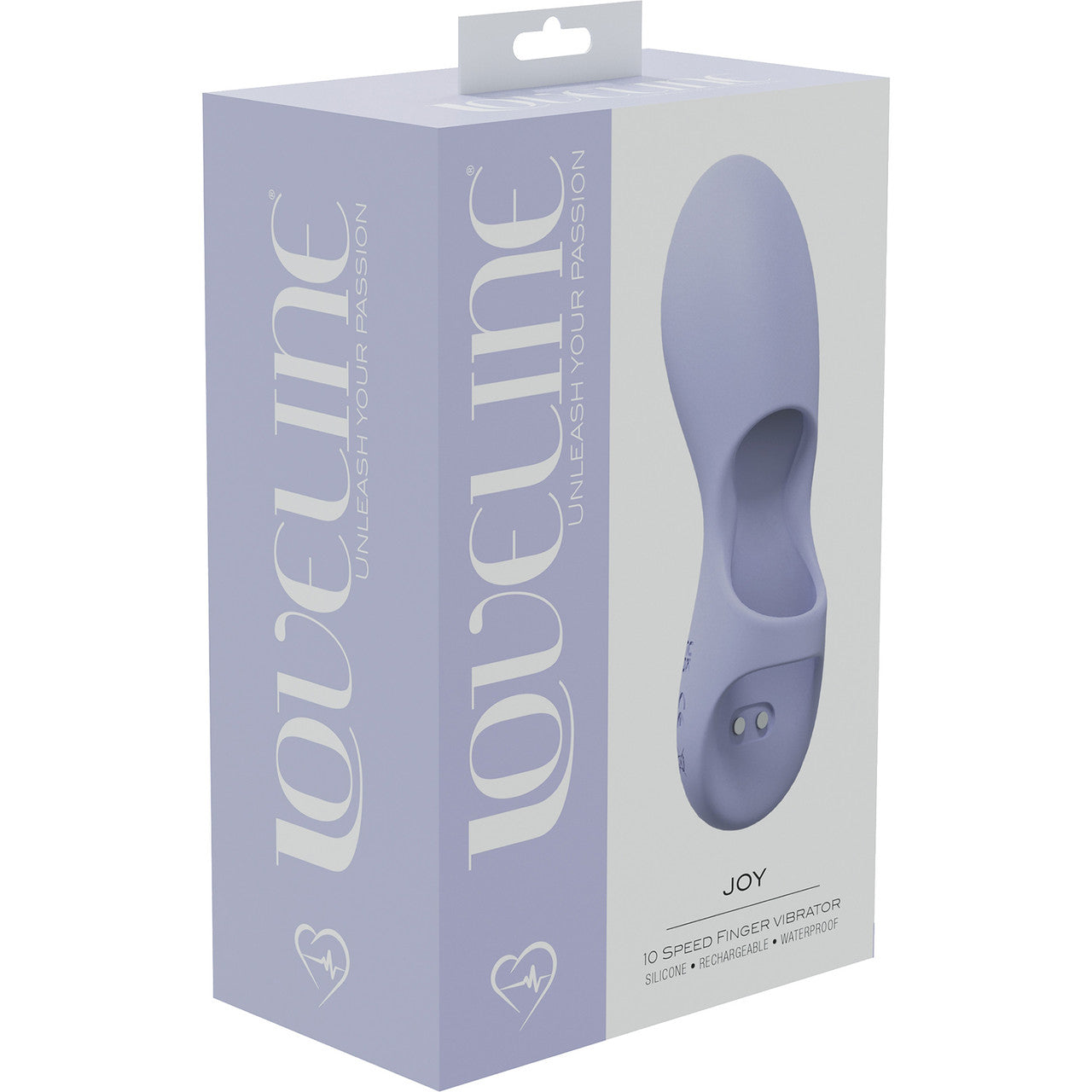 Loveline Joy Rechargeable Waterproof Silicone Finger Vibrator - Lavender