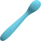 Loveline Juicy Rechargeable Waterproof Silicone Flexible G-Spot Vibrator - Blue