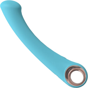 Loveline Luscious Rechargeable Waterproof Silicone G-Spot Vibrator - Blue