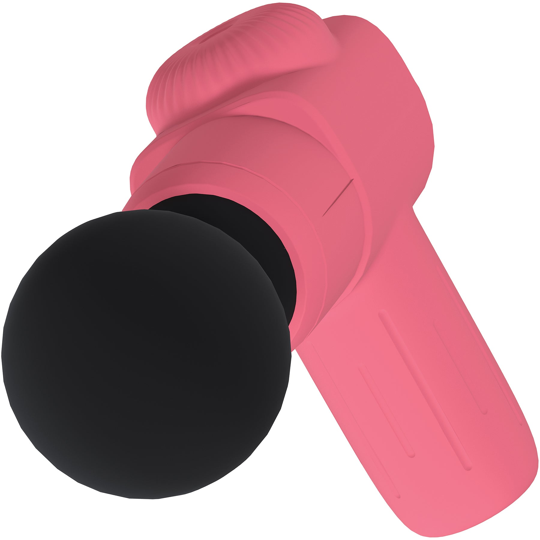 Loveline MicroBoost 10 Function Vibrating Waterproof Silicone Massager - Pink