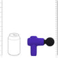 Loveline MicroBoost 10 Function Vibrating Waterproof Silicone Massager - Purple