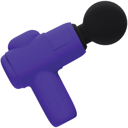 Loveline MicroBoost 10 Function Vibrating Waterproof Silicone Massager - Purple