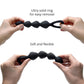 Bing Bang Silicone Anal Beads By Love To Love - Large, Black Onyx