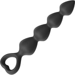 Bing Bang Silicone Anal Beads By Love To Love - Large, Black Onyx