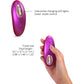 Dreamer Rechargeable Silicone Clitoral Flapping Stimulator By Love To Love - Iridescent Berry