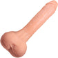 The Lumberjack 8.5 Inch Silicone Realistic Dildo With Balls & Suction Cup Base By Fukena - Vanilla