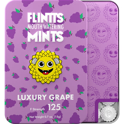 Flintts Mints Mouth Watering Oral Delights - Luxury Grape