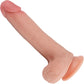 Finubar 6" Realistic Dual Density Silicone Dildo With Suction Cup & Balls By Pleasure Engine