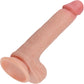 Finubar 6" Realistic Dual Density Silicone Dildo With Suction Cup & Balls By Pleasure Engine