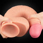 Sigmar XL 9.5" Realistic Dual Density Silicone Dildo With Suction Cup & Balls By Pleasure Engine