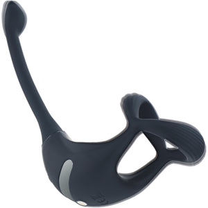 LEVELZ Remote Control Vibrating Silicone Tri O Cock Ring with Prostate Stimulator