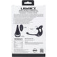 LEVELZ Remote Control Vibrating Silicone Tri O Cock Ring with Prostate Stimulator