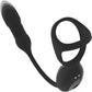 LEVELZ Vibrating & Thrusting Silicone Tri O Cock Ring With Prostate Stimulator