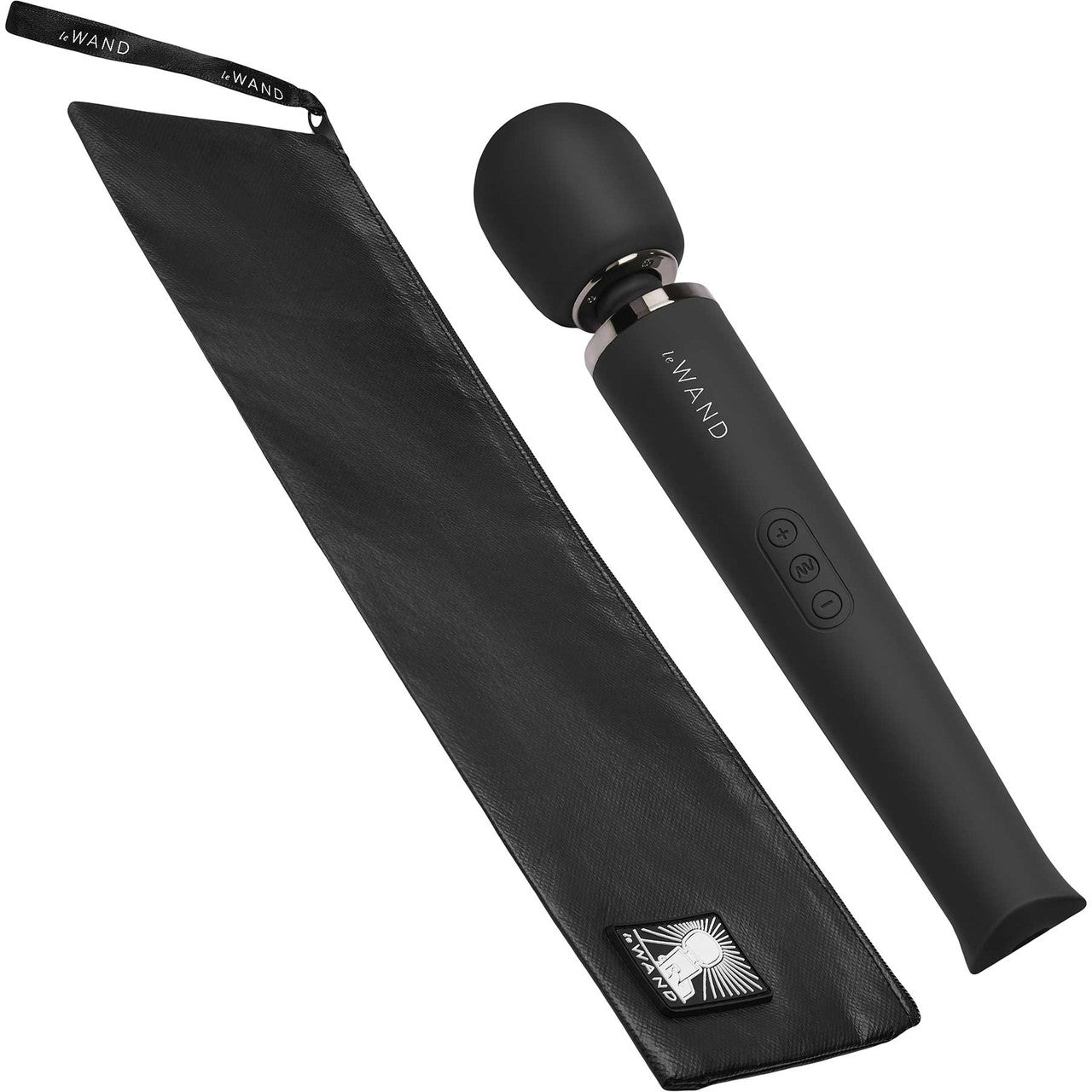 Le Wand Rechargeable Vibrating Body Massager - Black