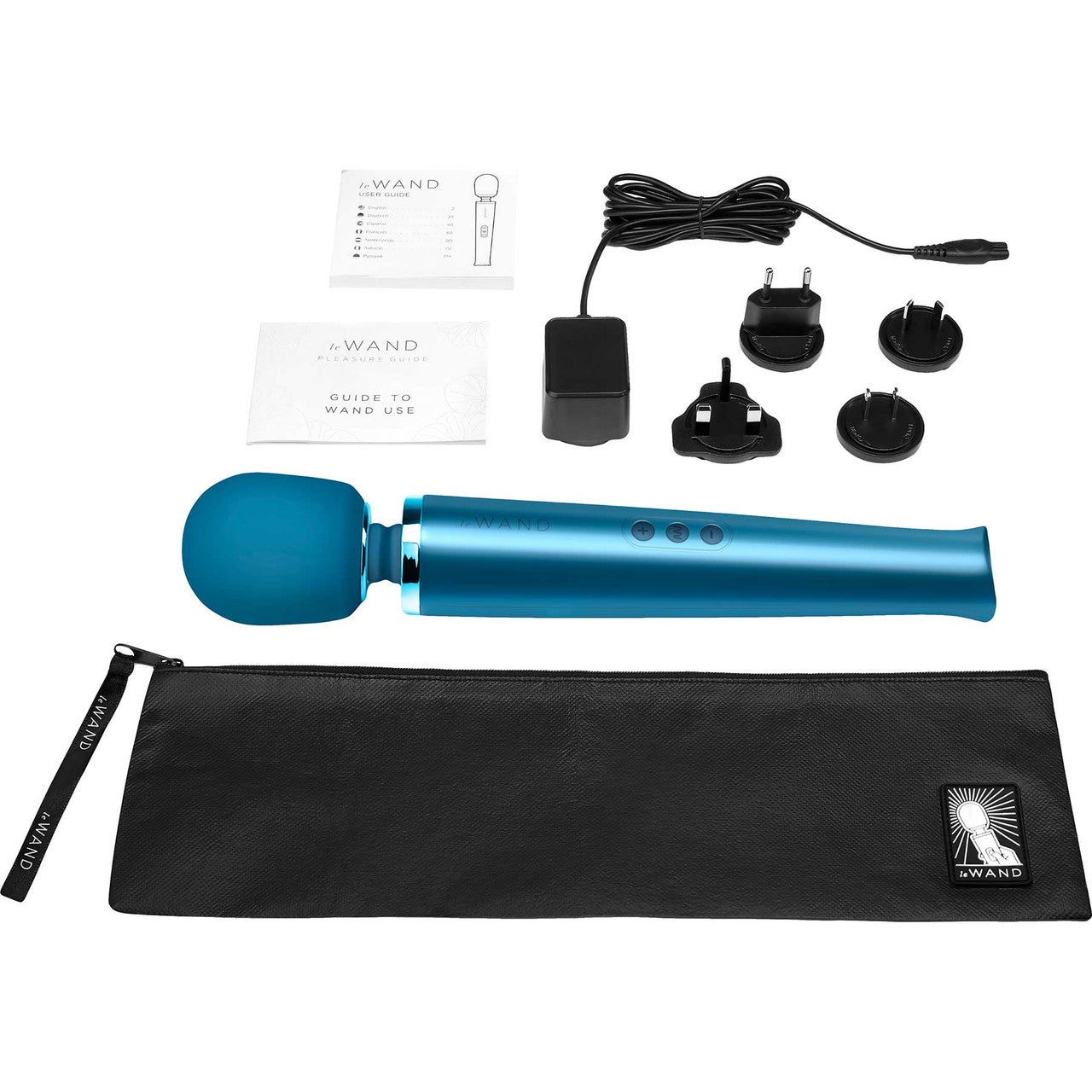 Le Wand Rechargeable Vibrating Body Massager - Pacific Blue