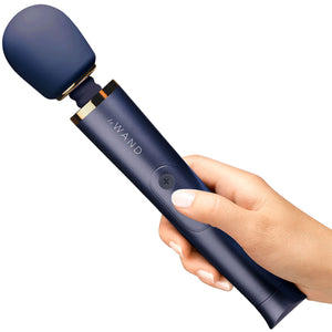 Le Wand Petite Rechargeable Vibrating Body Massager - Navy