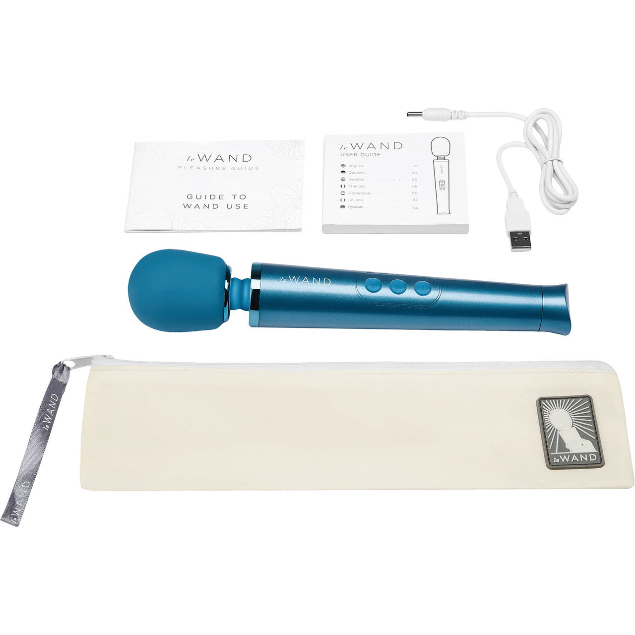 Le Wand Petite Rechargeable Vibrating Body Massager - Blue