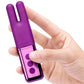 Le Wand Deux Rechargeable Dual Tipped Vibrator - Cherry Purple