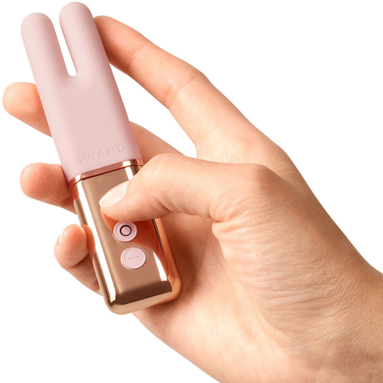 Le Wand Deux Rechargeable Dual Tipped Vibrator - Rose Gold