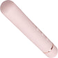 Le Wand Baton Rechargeable Vibrator With Textured Silicone Ring - Rose Gold