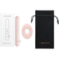 Le Wand Baton Rechargeable Vibrator With Textured Silicone Ring - Rose Gold