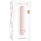 Le Wand Baton Rechargeable Vibrator With Textured Silicone Ring - Rose Gold