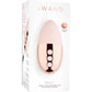 Le Wand Point Rechargeable Waterproof Palm Sized Vibrator - Rose Gold