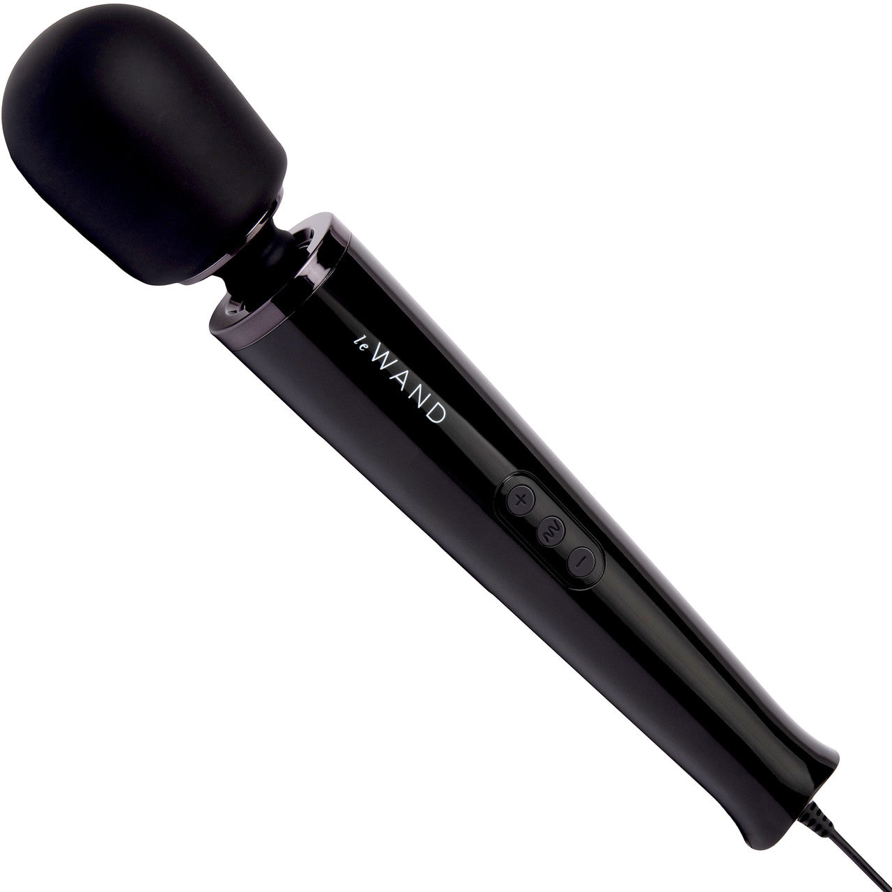 Le Wand Plug-In Vibrating Body Massager - Black