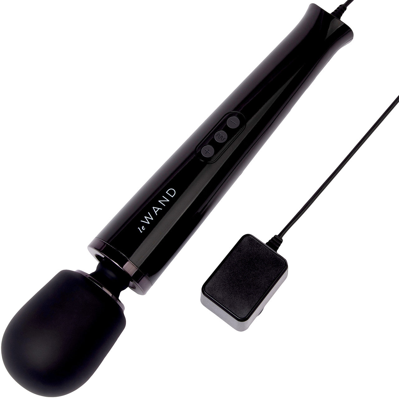 Le Wand Plug-In Vibrating Body Massager - Black