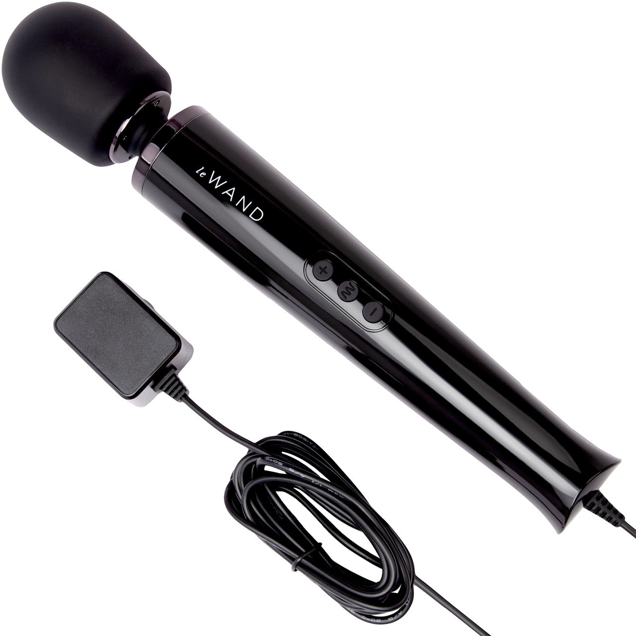 Le Wand Plug-In Vibrating Body Massager - Black