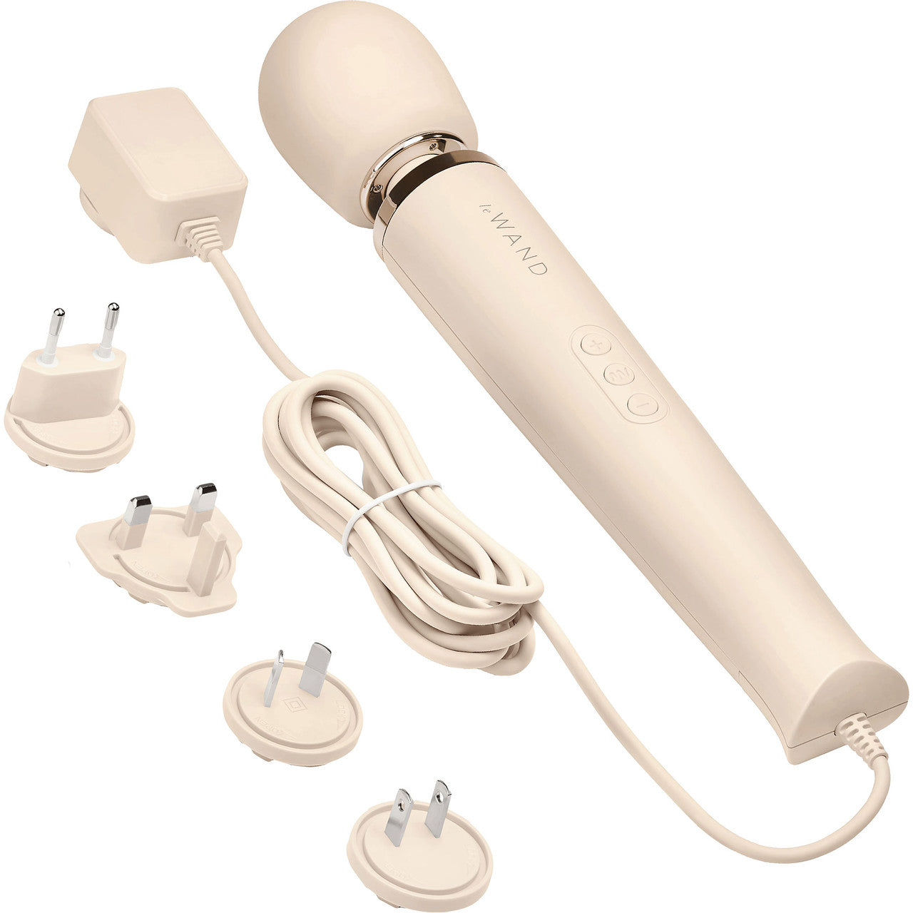 Le Wand Plug-In Vibrating Body Massager - Cream