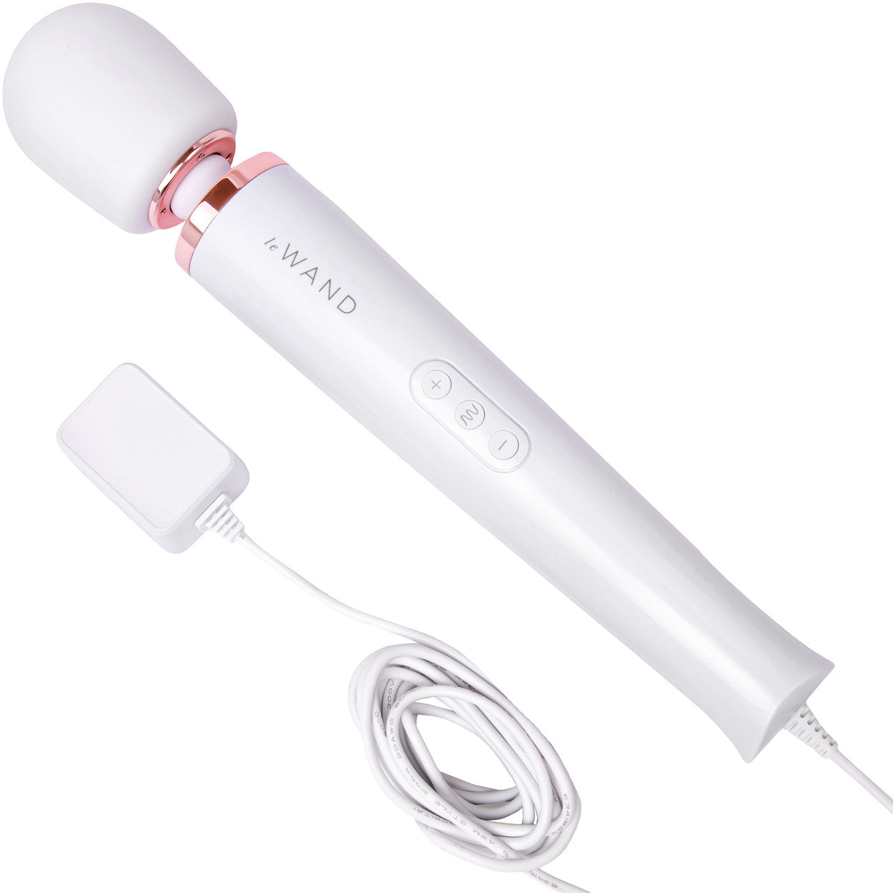 Le Wand Plug-In Vibrating Body Massager - White