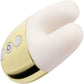 Le Wand Double Vibe Waterproof Rechargeable Vibrator - White & Gold